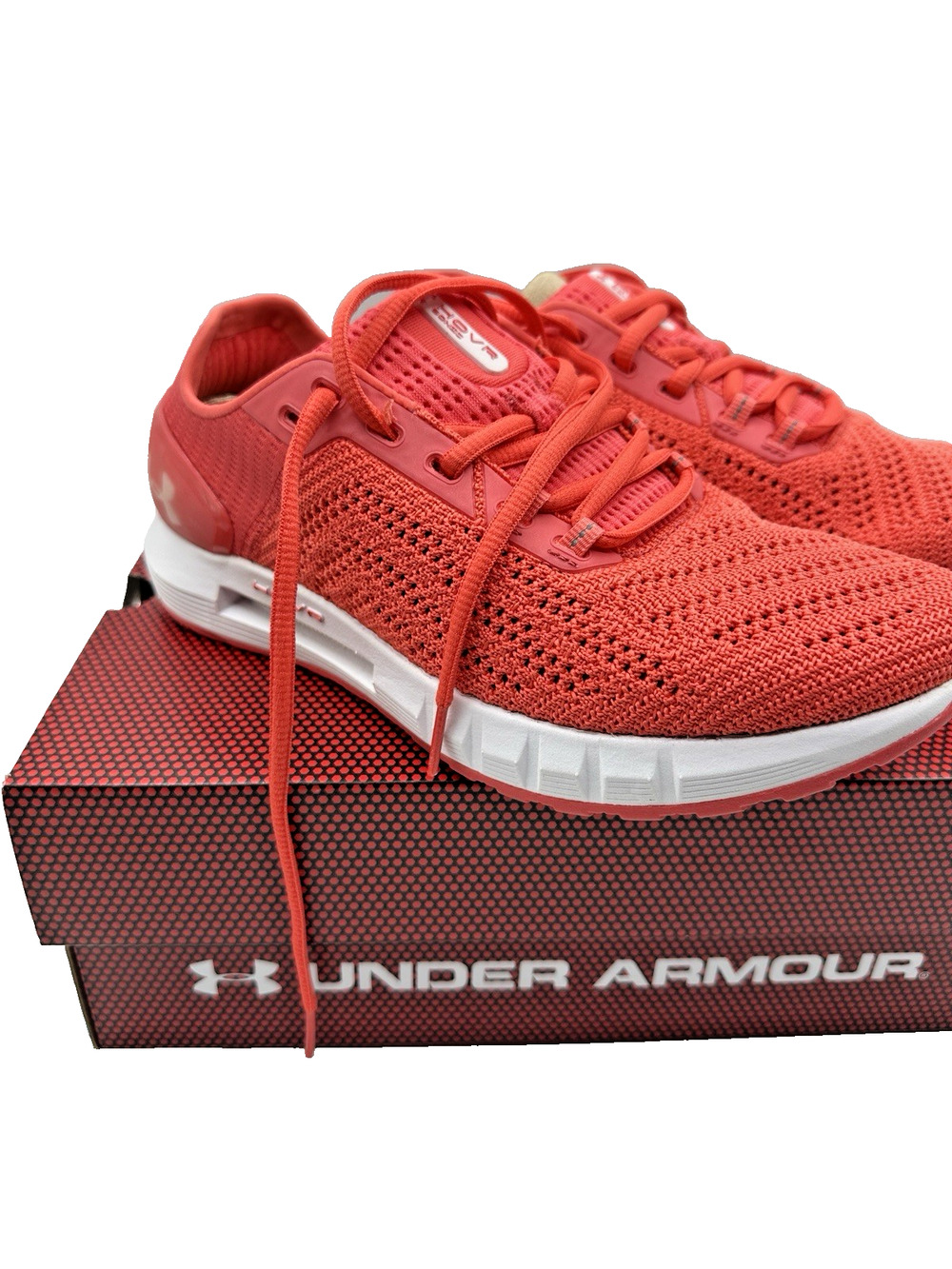 Under Armour HOVR Sonic 2 Women Running Shoes Orange Coral Size 7.5 3021588 NIB